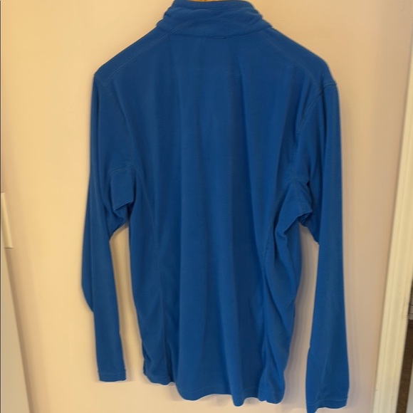 Columbia Blue Men's 1/4 Zip Pullover - Picture 4 of 5